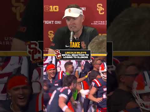 USC's head coach on losing to Illinois in wild ending 👀 #USC #Illinois #cfb
