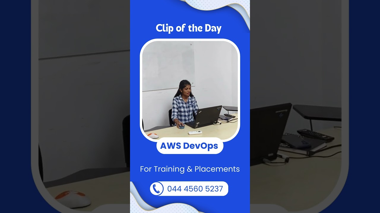 AWS DevOps Live Classroom Training in Chennai