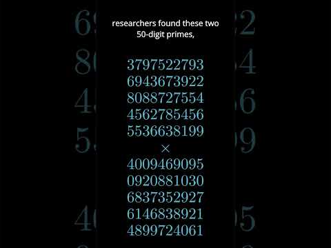 Primes so secret they had to destroy a computer #cryptography #math #learning