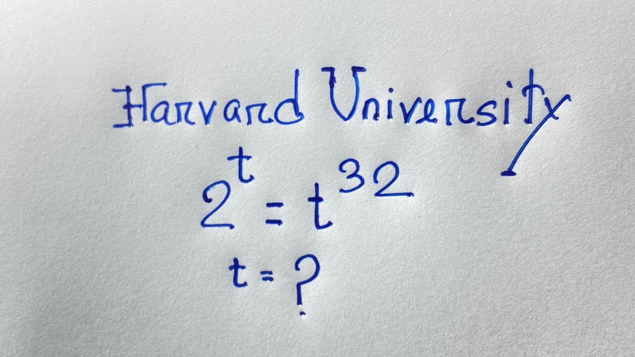 Only 10% of Students Can Solve This Challenging Exponential Math Olympiad Problem! 🔢