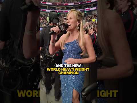 Lilian Garcia announcing CM Punk as the NEW World Heavyweight Champion in 2025?! HELL YEAH! 🔥👏