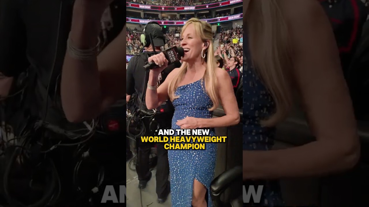 Lilian Garcia Announces CM Punk as the New World Heavyweight Champion in 2025! 🔥