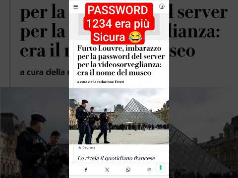la password del Louvre è Louvre