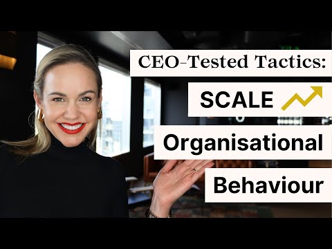 Elite CEO-Tested Tactics: SCALE Organisational Behaviour