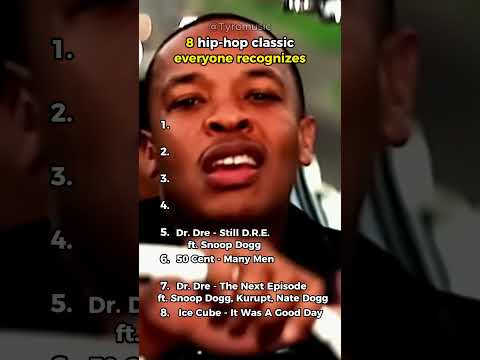 8 hip-hop classics everyone recognizes#rap #hiphop