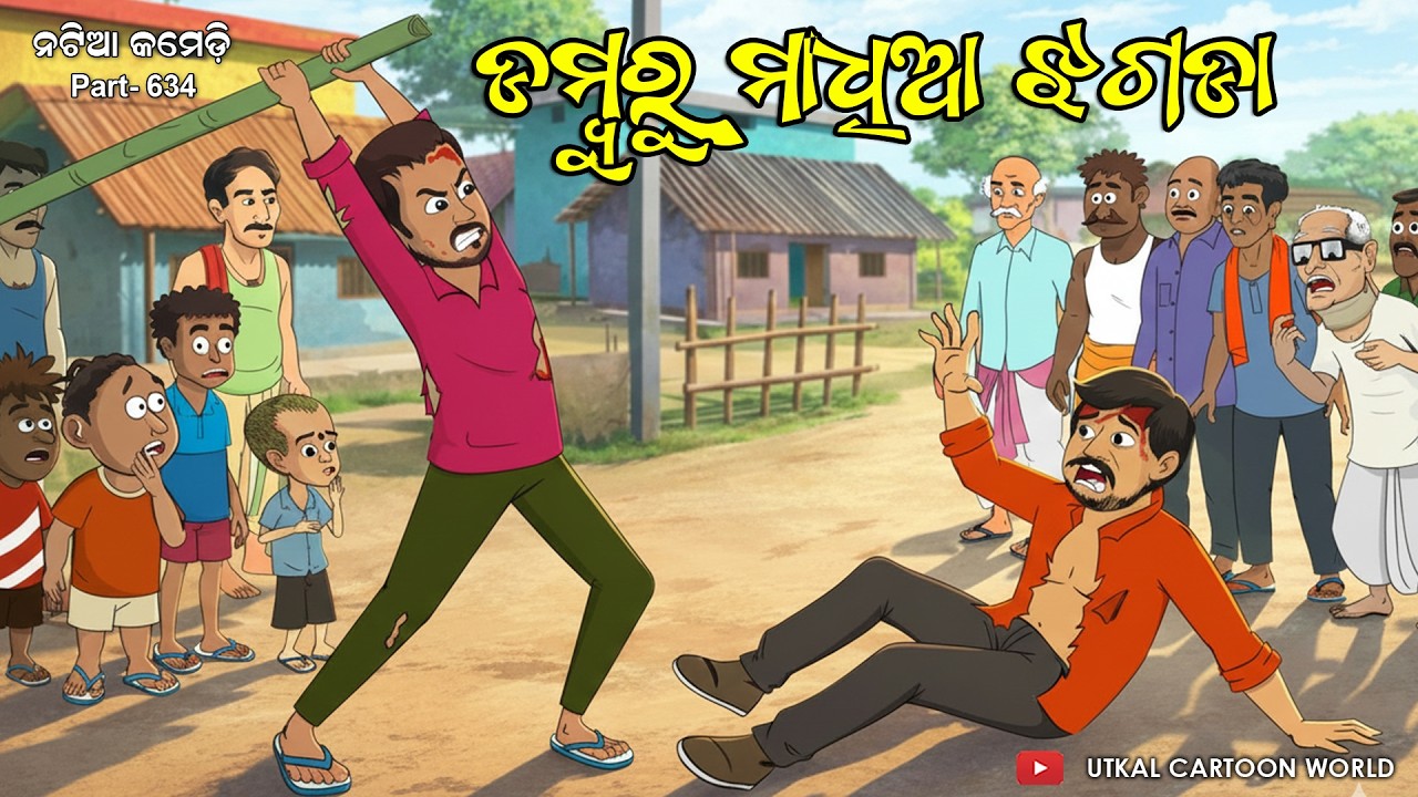 Natia Comedy Part 634: Damburu Madhiaa Jhagadaa 😂