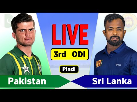 Pakistan vs Sri Lanka 3rd ODI Match Live | PAK vs SL Live Score & Commentary | PAK BAT