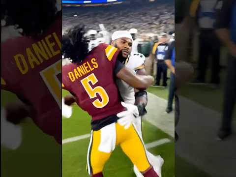 Micah Parsons SACKS Jayden Daniels during postgame handshake š³