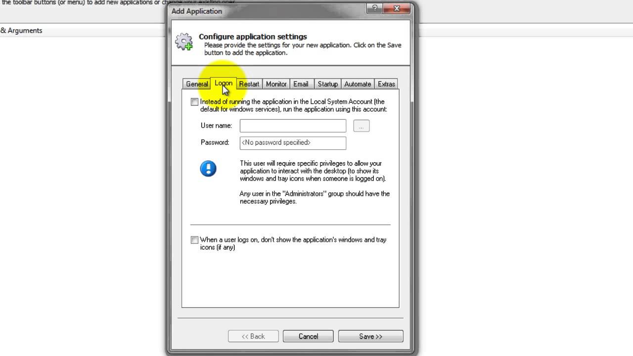 Running PDFCreator as a Windows Service