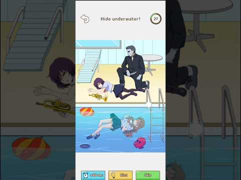 Tricky Mean Puzzle Level 15 |Hide Underwater| #trickypuzzles .