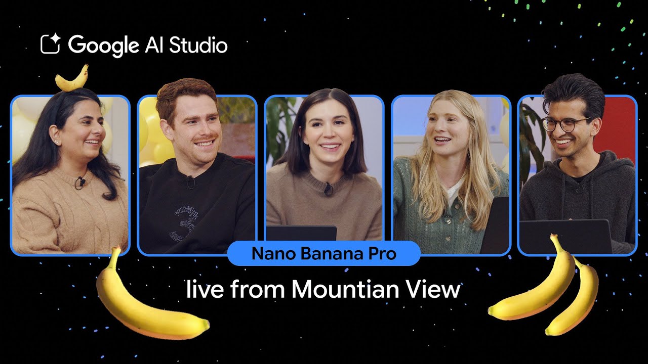 Nano Banana Pro Live from Mountain View 🍌