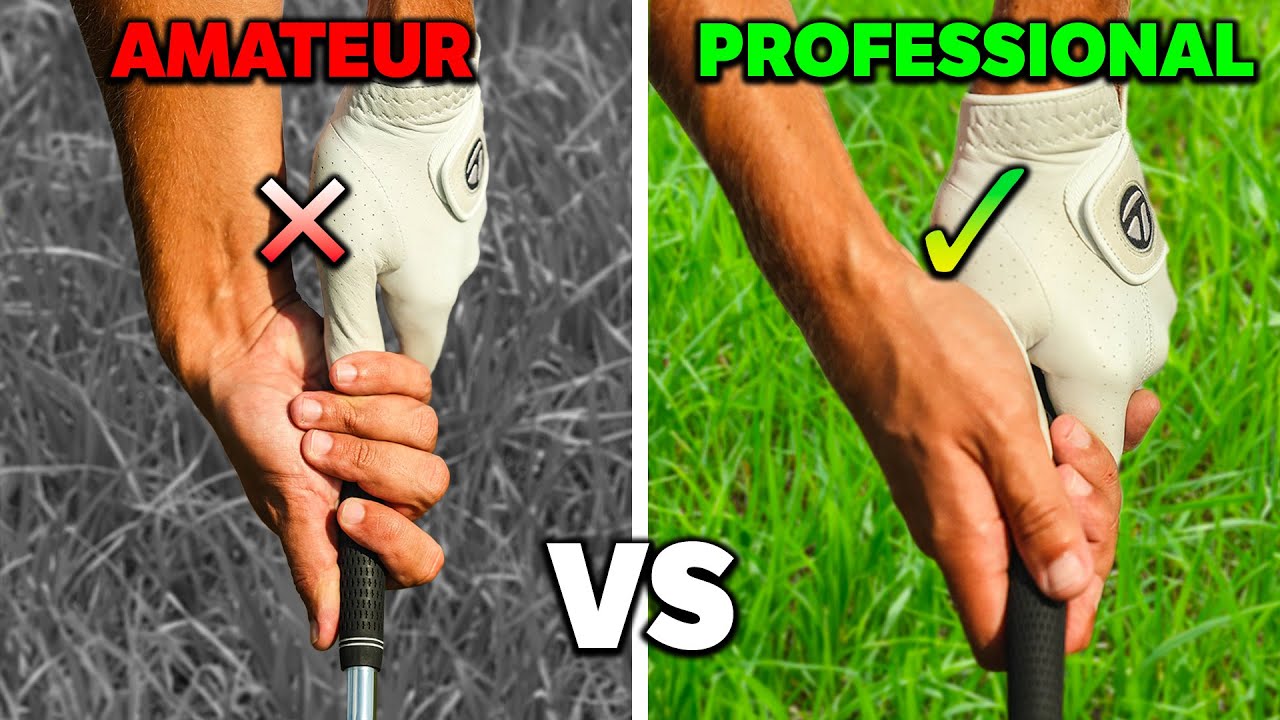 Amateur vs. Pro Golf Grip 🏌️‍♂️