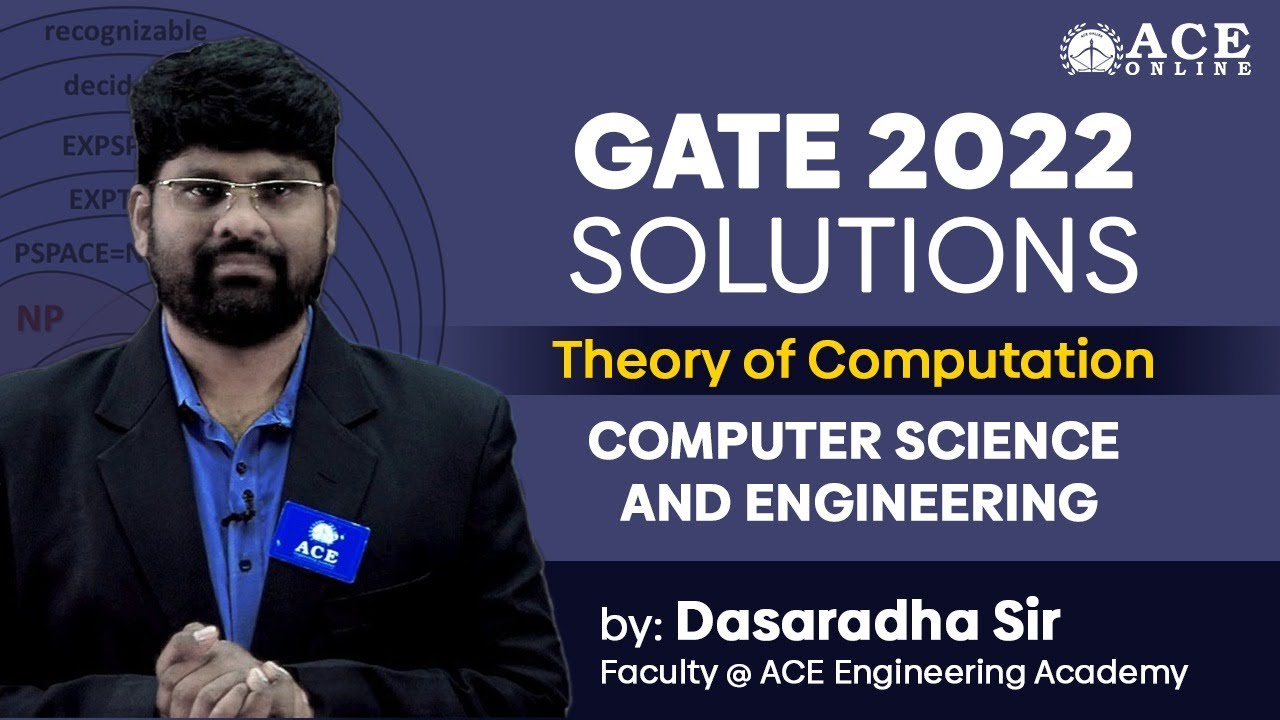GATE 2022 Theory of Computation Solutions π