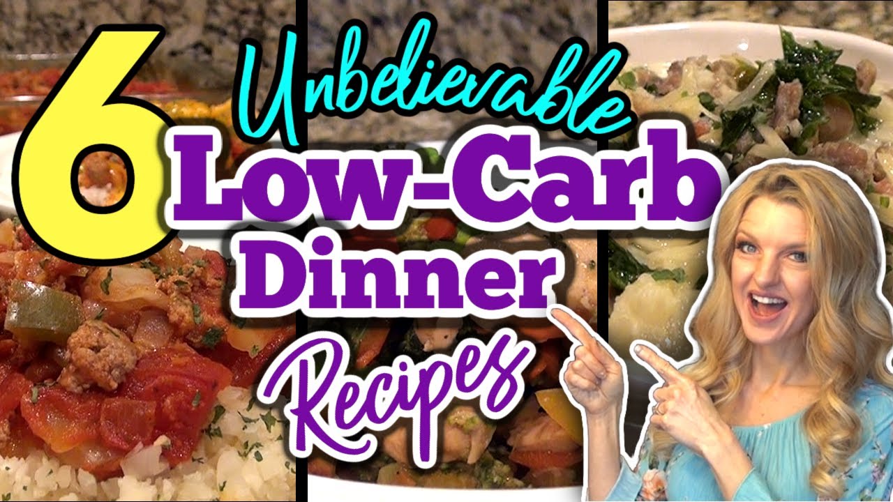 6 Delicious Low Carb Dinner Ideas 🍽️