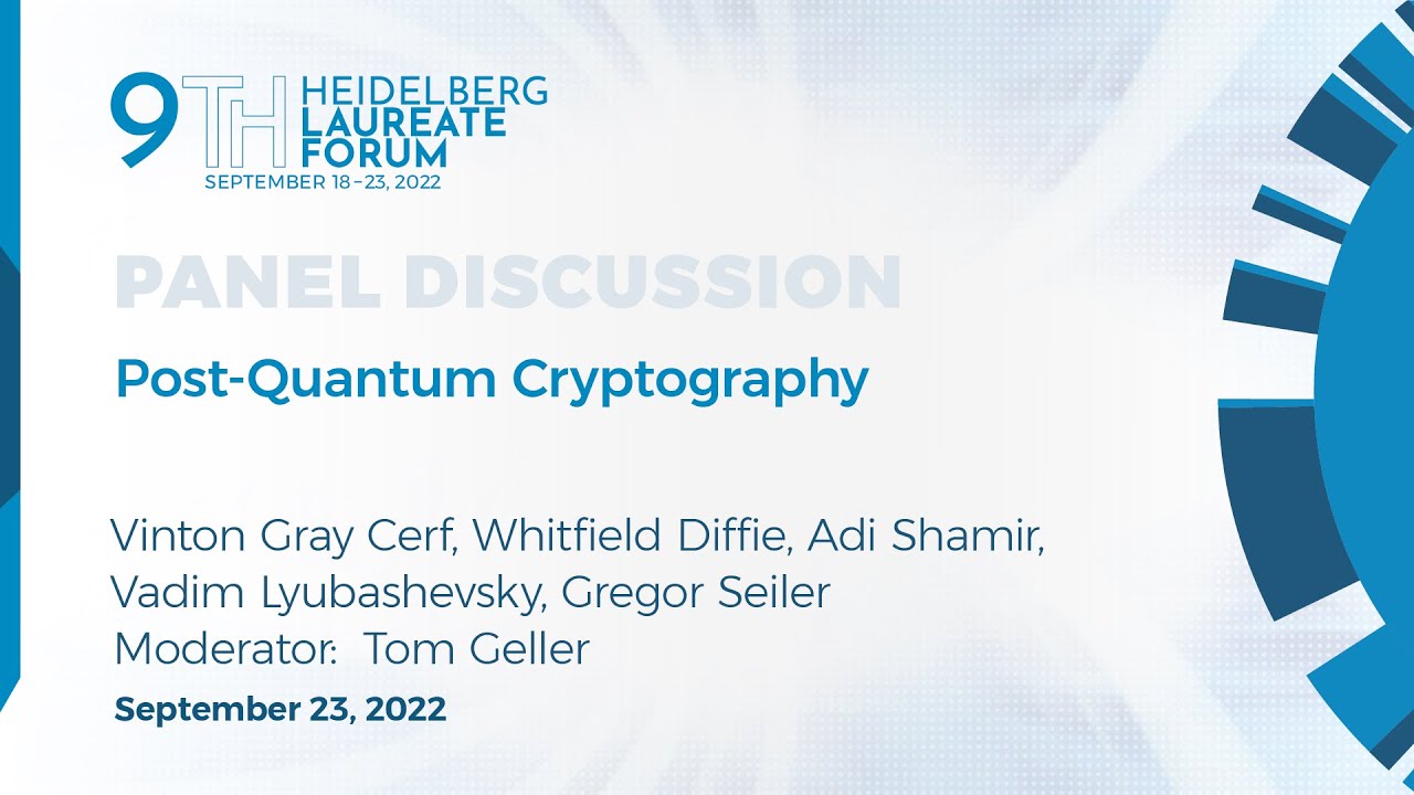 Panel Discussion on the Importance of Post-Quantum Cryptography | September 23