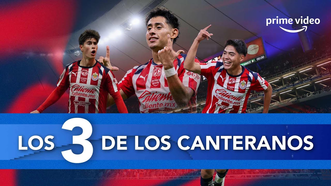 LOS 3 ¡Los 3 Goles de los Canteranos de Chivas contra Necaxa! | Jornada 10 Apertura 2025 ⚽