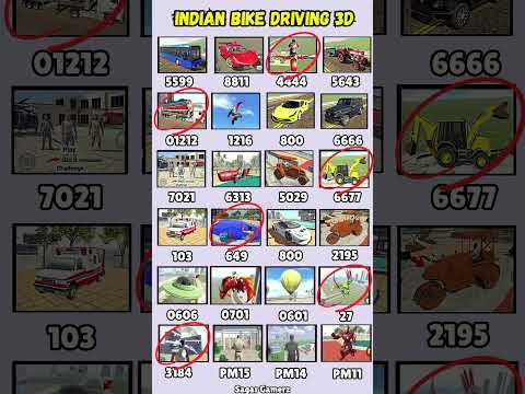 Top Real code 🤑 Indian bike driving 3d all new cheat code update + plugin cheat code