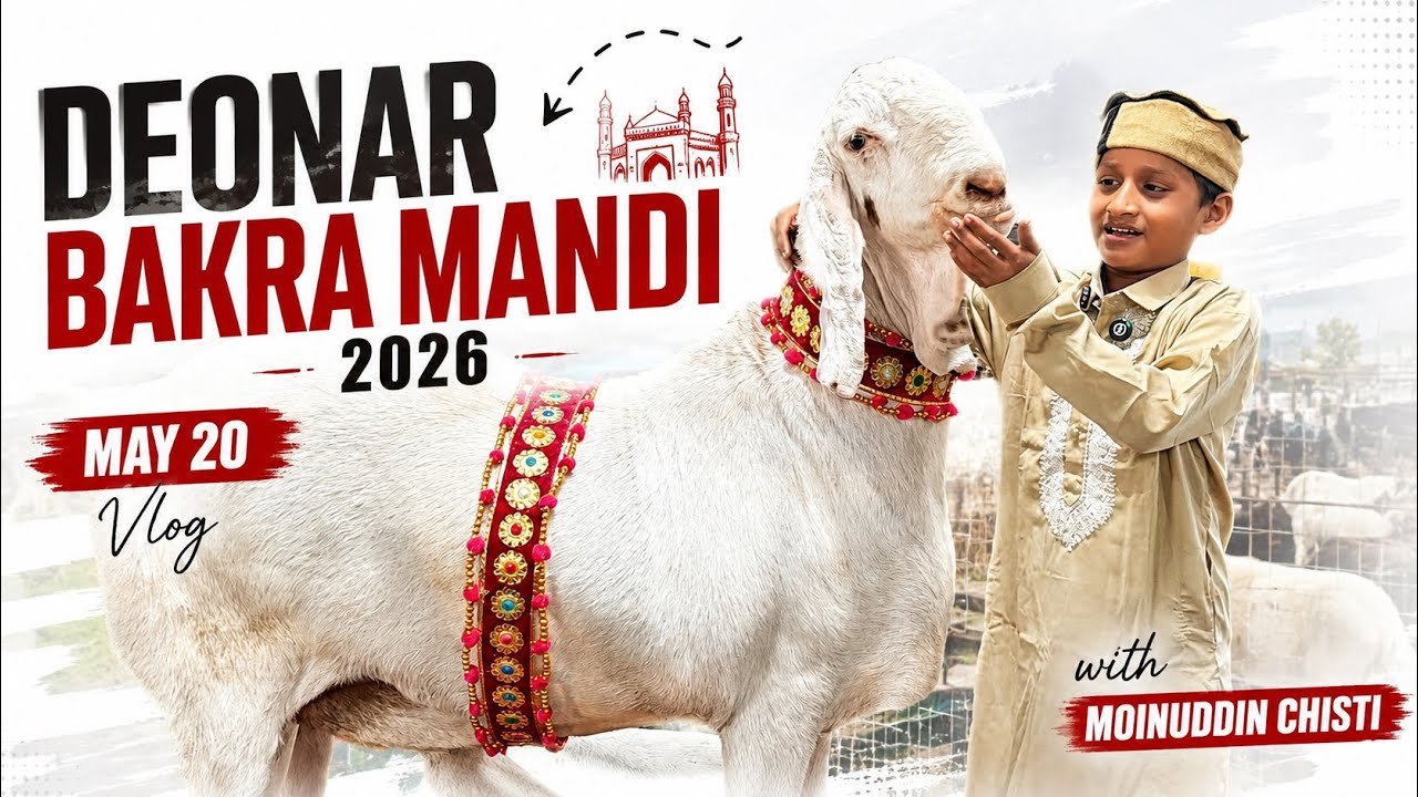Deonar Bakra Mandi 2026 May 20 Vlog With Moinuddin Chisti Featuring Mr 22222