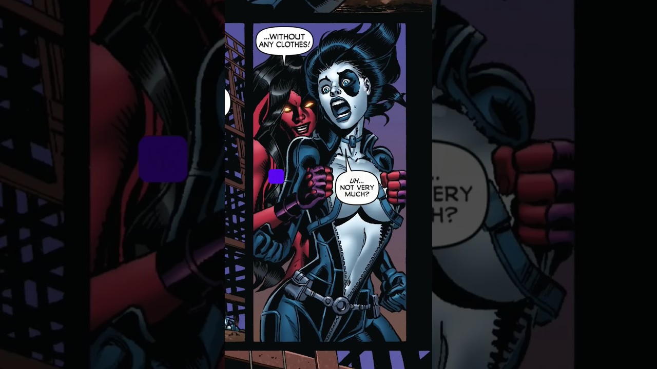 Red She-Hulk Publicly Humiliates Domino | Marvel Comics Scene