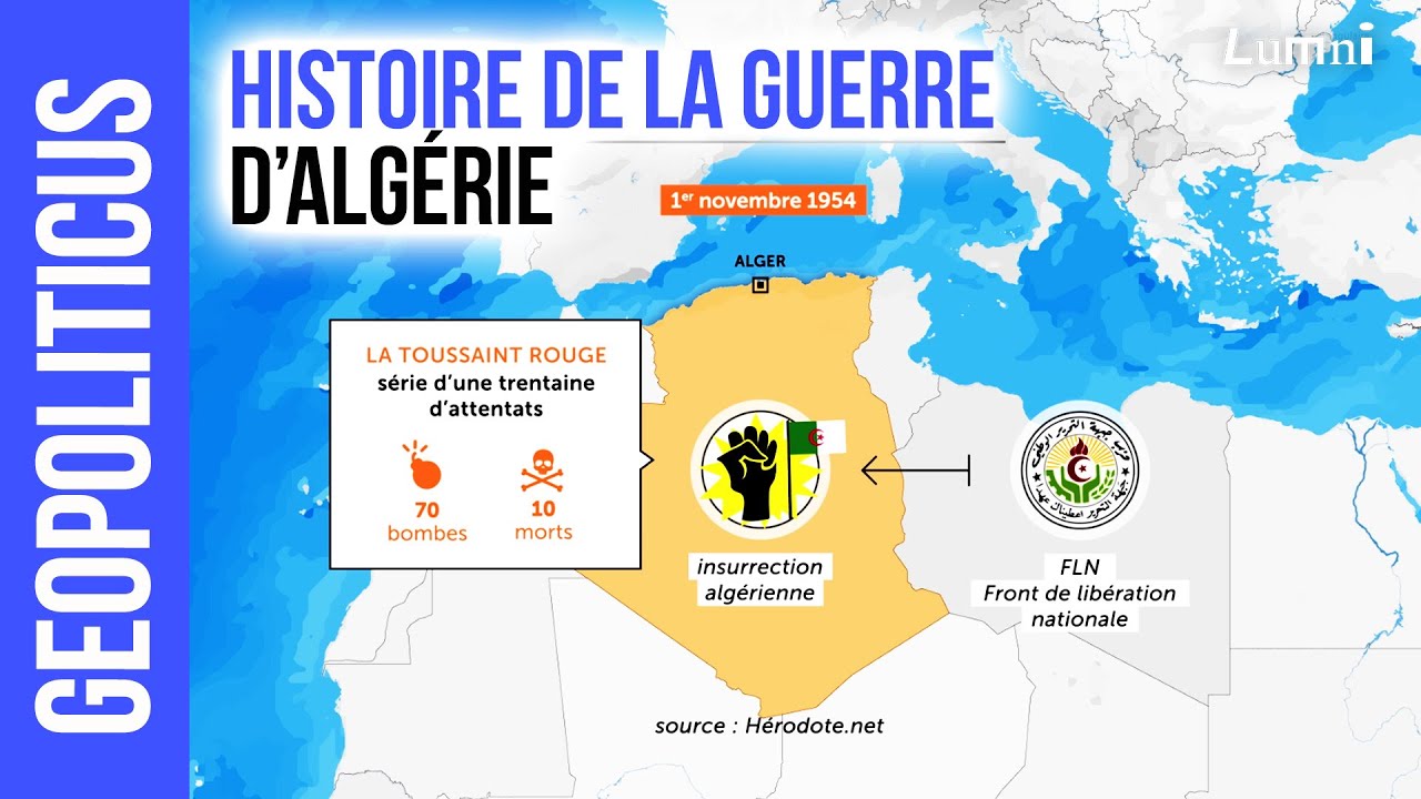 Histoire de la guerre d'Algérie | Géopoliticus | Lumni
