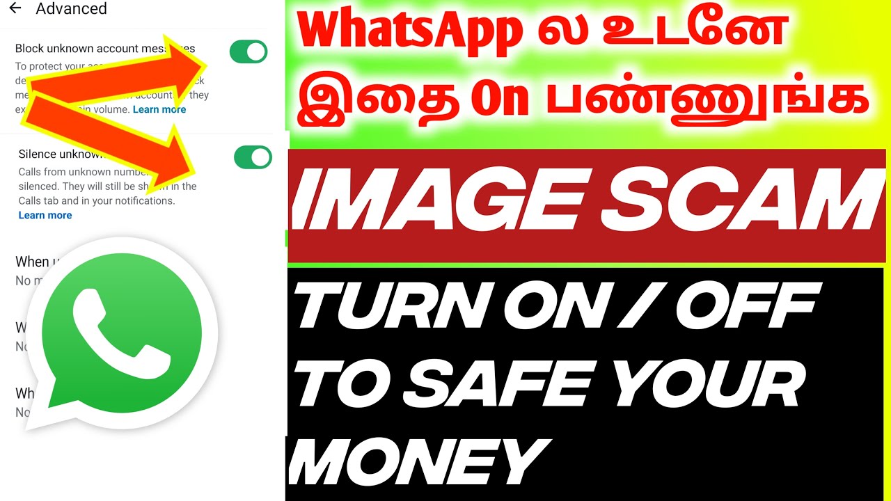 2025 Tamil Guide: Protect Your Mobile from WhatsApp Scammers 🚫