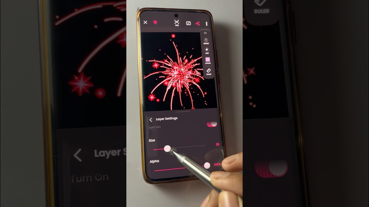 Mobile Fireworks Animation 🎆