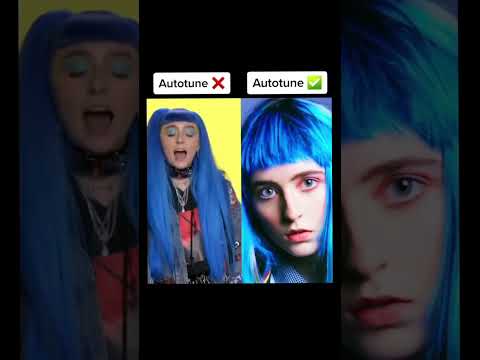 Ashnikko song stupid autotune vs no autotune #autotune #instagram #music #noautotune