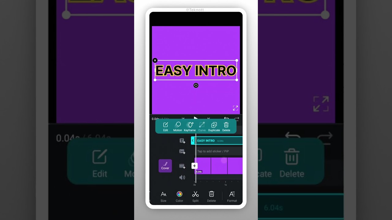Easy Text Intro in VN Video Editor 🎬