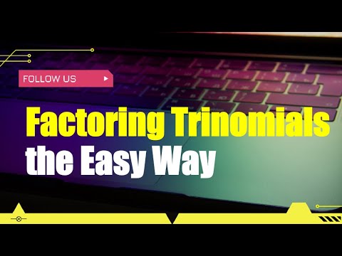 Factoring Trinomials in an Easy Way #shorts