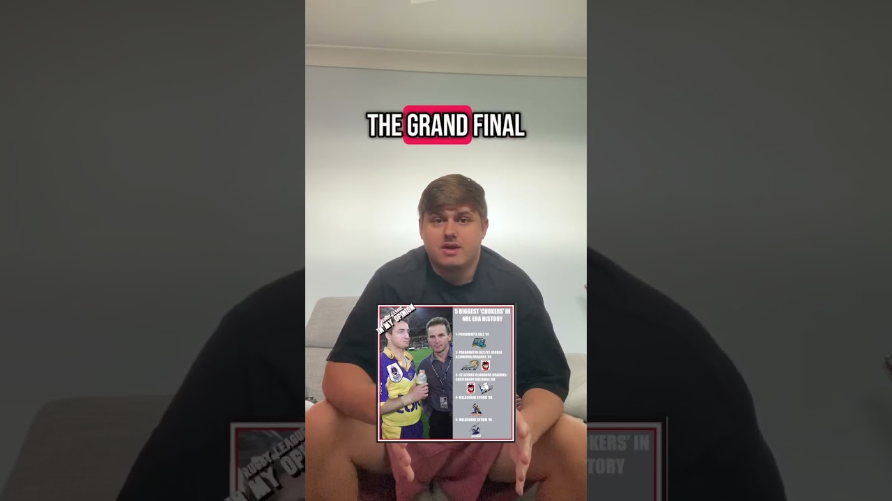 The Biggest Choker in NRL History? 🏉 Share Your Thoughts!