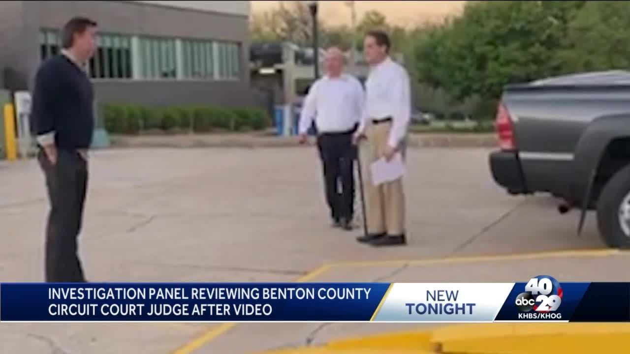 Investigation panel reviewing Benton County Circuit Court Judge after video