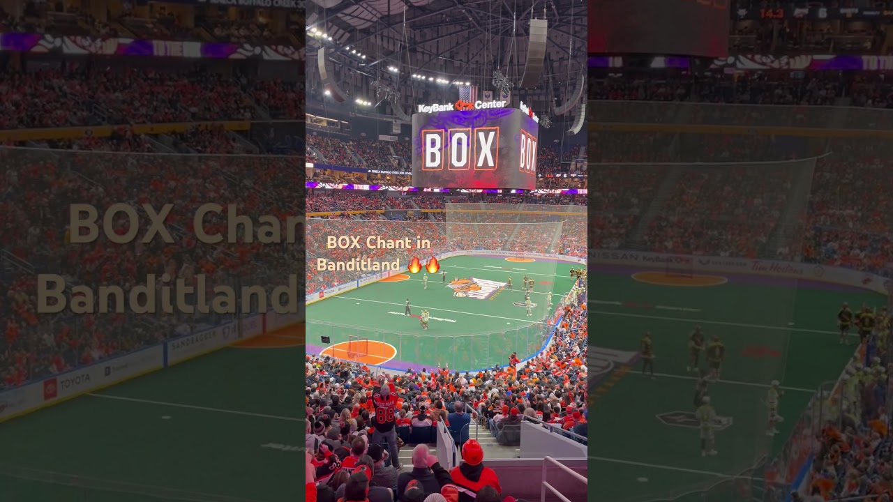 Buffalo Bandits B-O-X BOX Penalty Chant! #banditland #lacrosse #buffalo #buffalony #sports