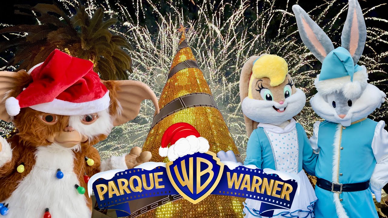 [4K] Navidad en Parque Warner 2024 🎄