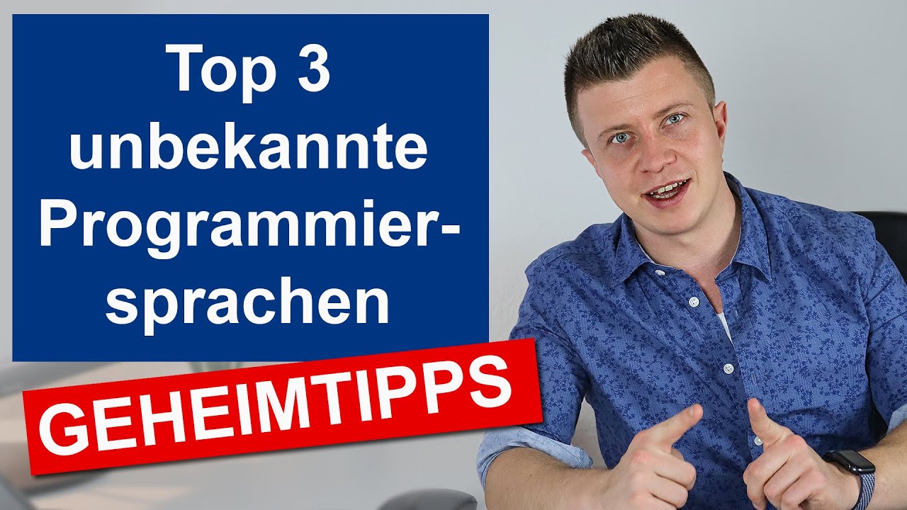 Top 3 Die 3 am meisten unterschätzten Programmiersprachen
