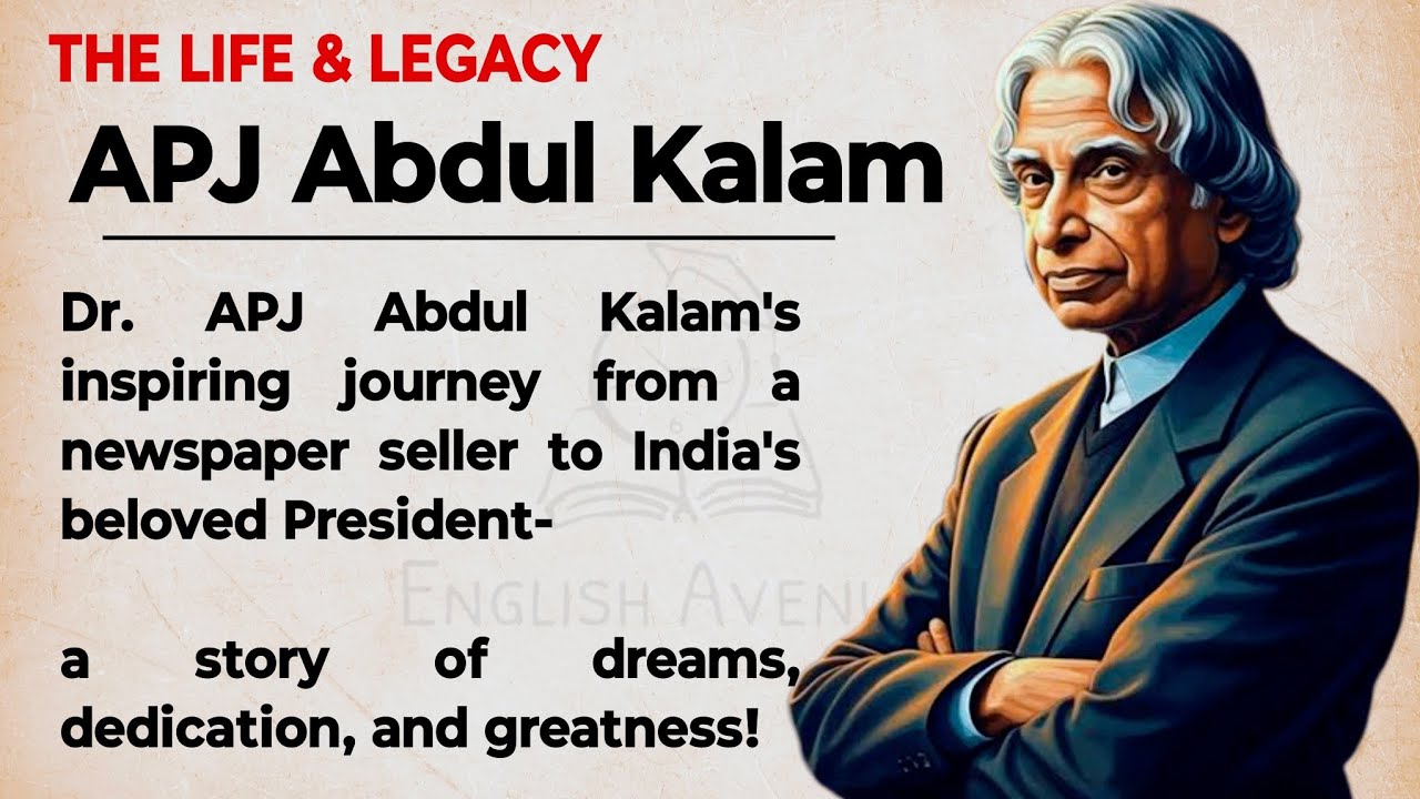 APJ Abdul Kalam's Inspiring Story to Improve English 🇮🇳