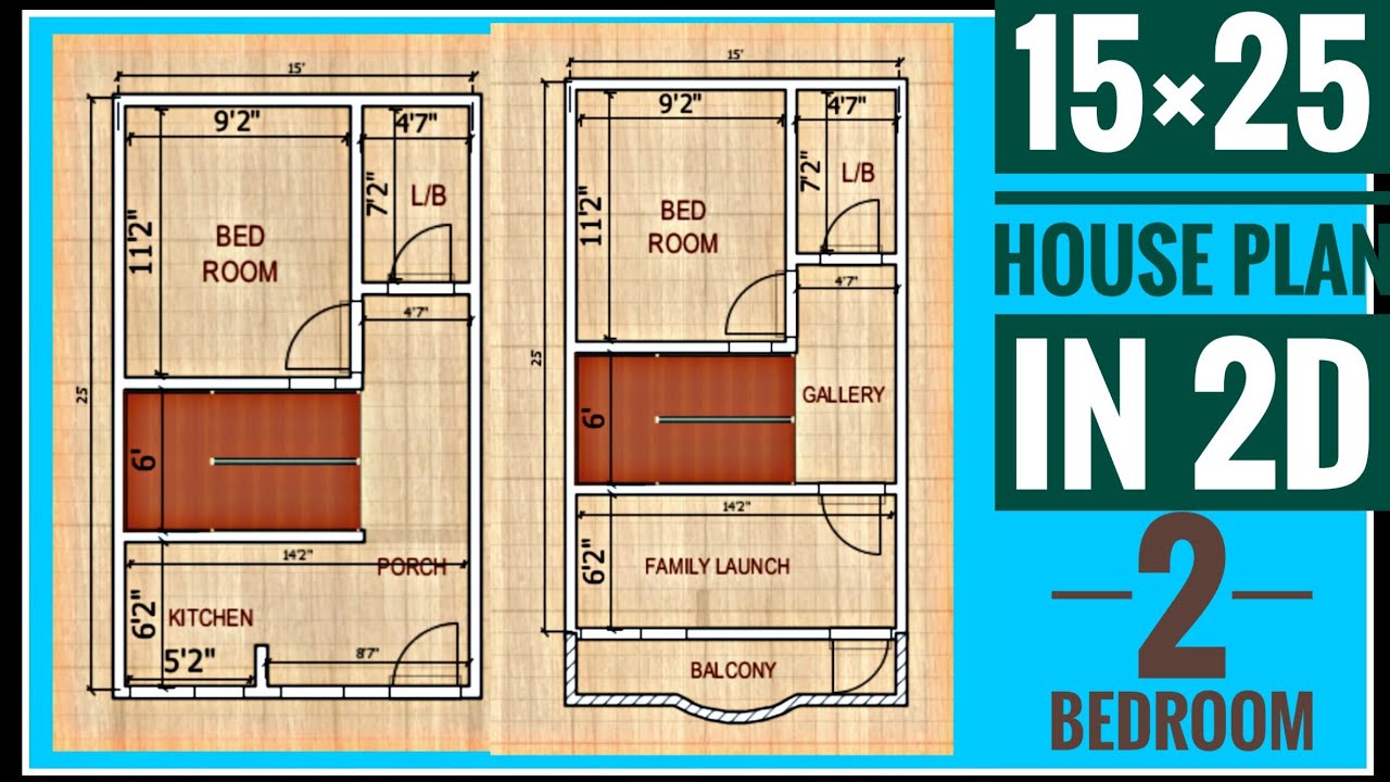 15 by 25 house 2d plan | house floor plan by prems home plan