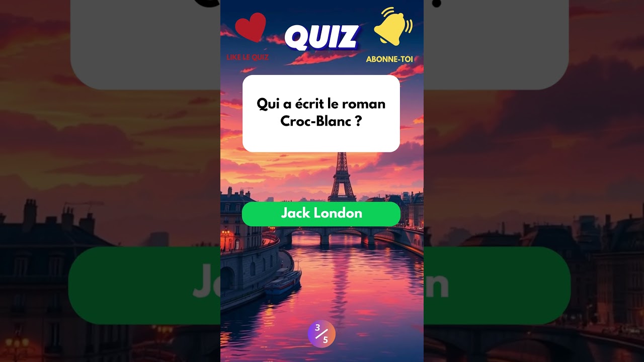 Quiz de Culture Générale 🇫🇷