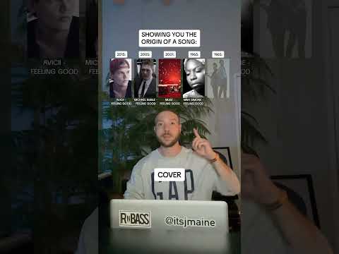 Showing You The Origin Of A Song: “Feeling Good” Avicii, Michael Bublé, Muse, Nina Simone #shorts