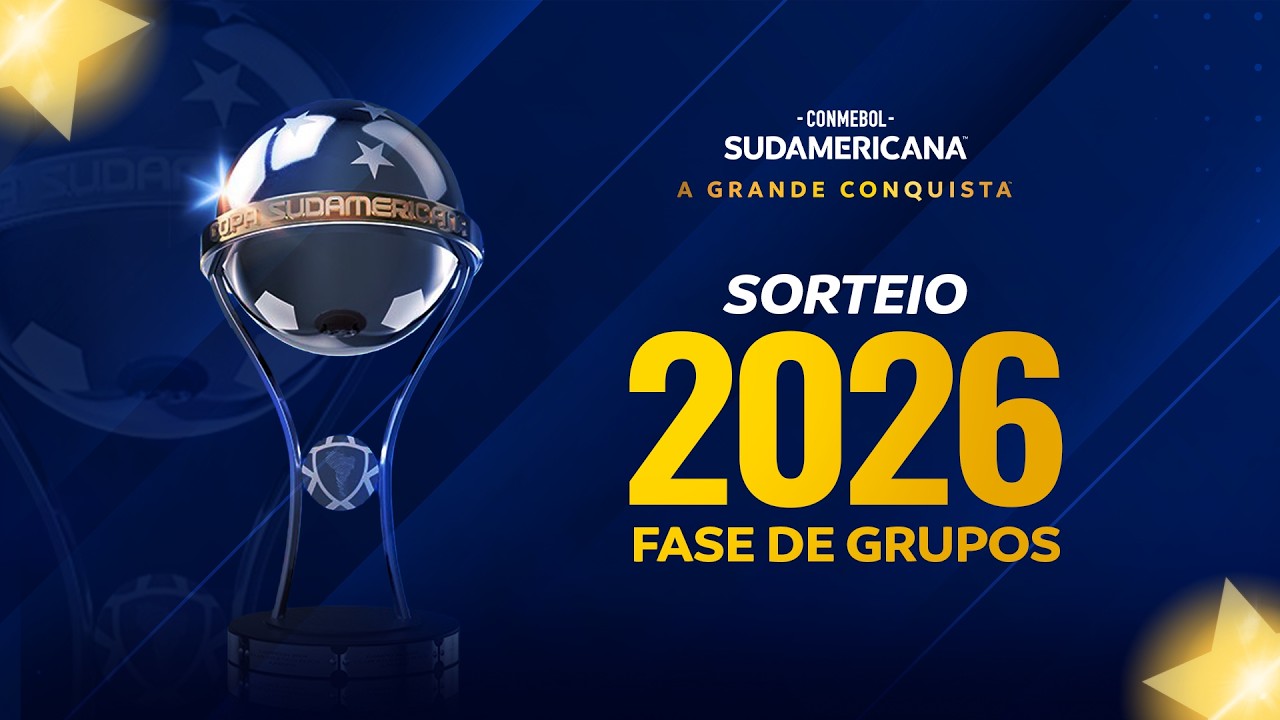 Sorteio da Fase de Grupos da Sudamericana 2026 ⚽