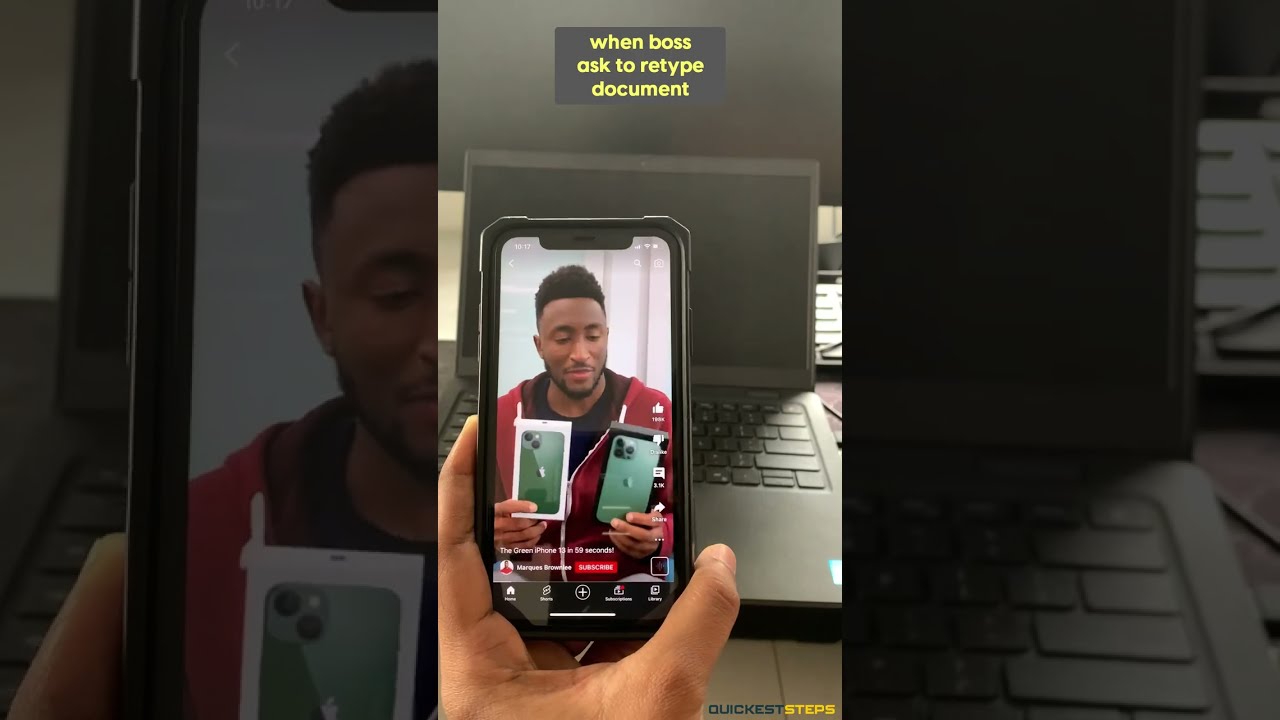 Quickest Method to Retype a Document on iPhone