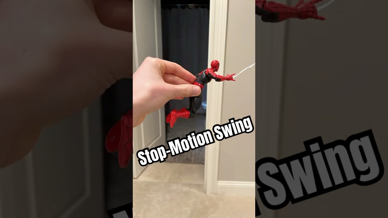 Spider-Man Swinging with Web Effects 🕷️