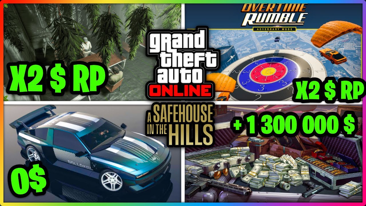 Bonus & promos GTA5 Online semaine 1/01 🎮
