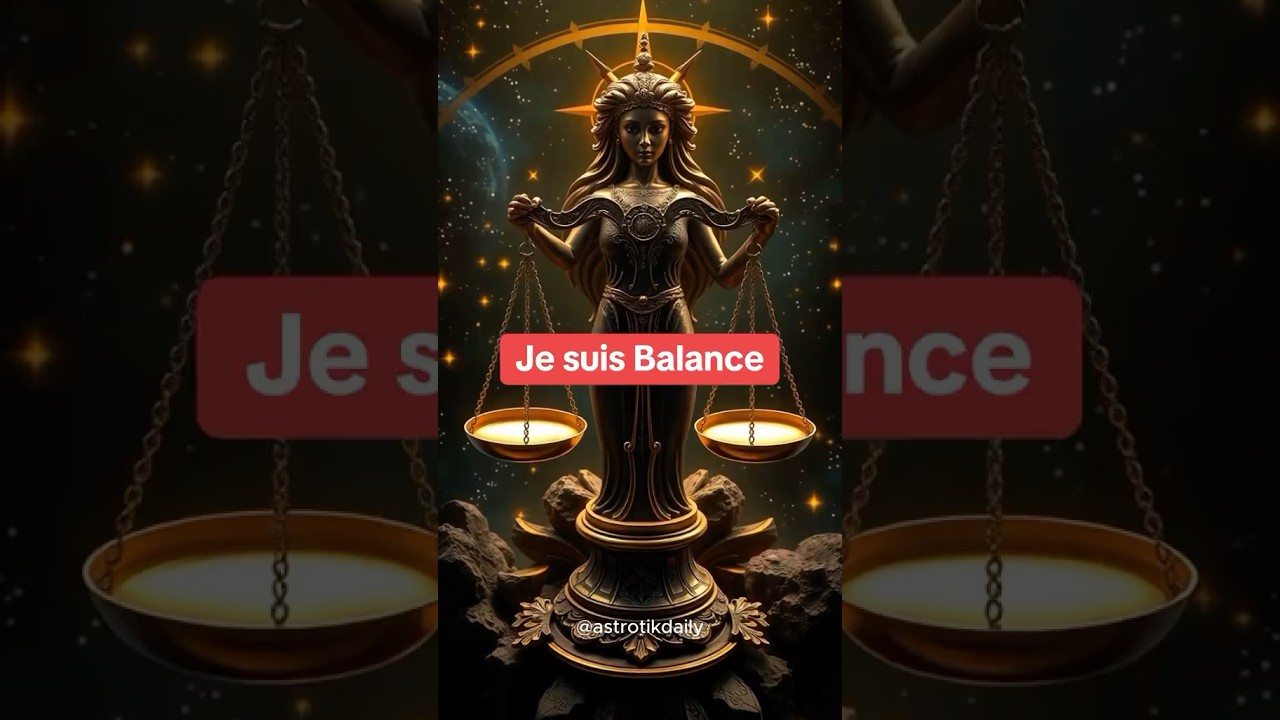 Je suis Balance, le signe du zodiaque ♎️