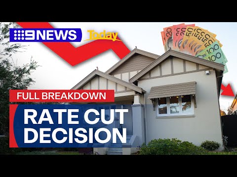 IN FULL: What the RBA's rate cut decision means for Aussies | 9 News Australia