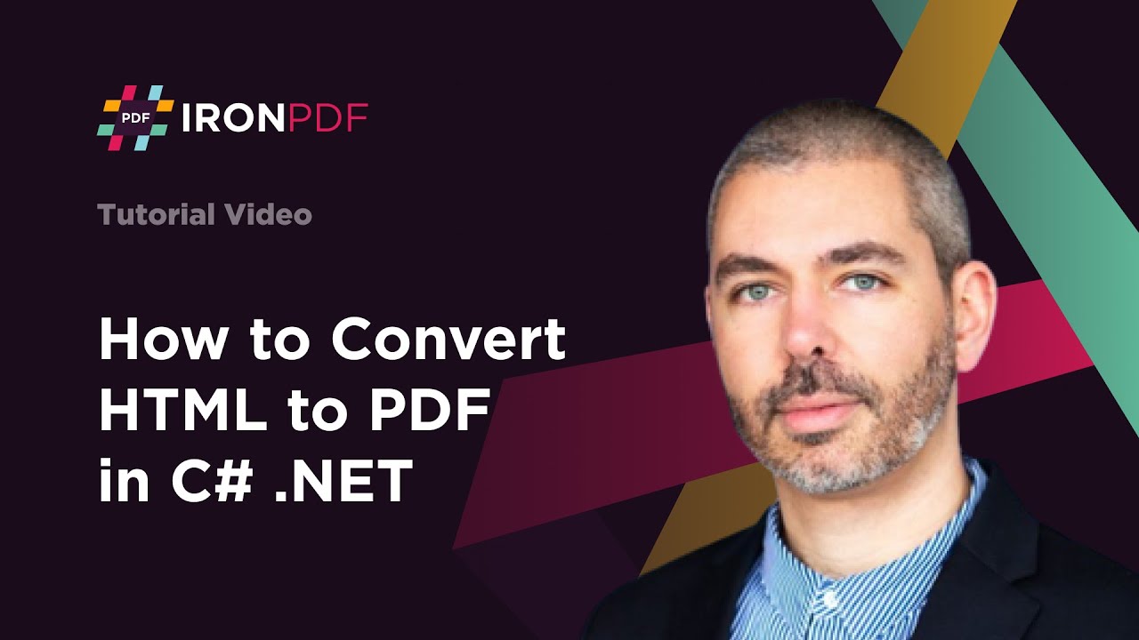 Convert HTML to PDF in C# .NET with IronPDF