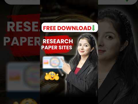 How To Download Research Papers For Free | Sci-hub Research Paper Download #shorts