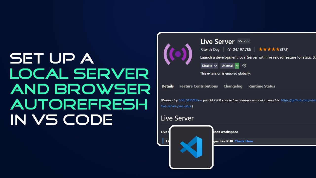 Set Up Live Server & Auto Refresh in VS Code 🚀