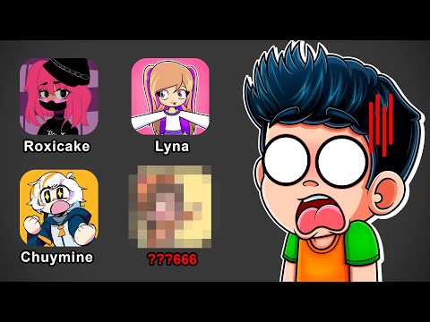 PROBÉ LOS JUEGOS DE YOUTUBERS FAMOSOS EN ROBLOX | JONDRES GC