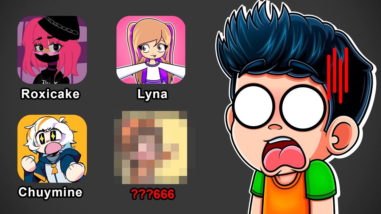 ¡Probé los 100 Juegos Favoritos de Youtubers Famosos en Roblox! 🎮