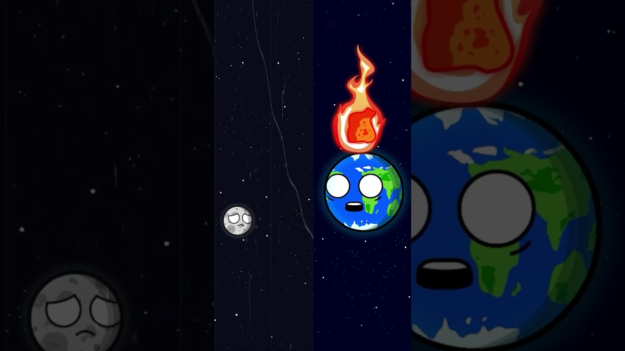 Земля Отразила Метеорит 🌍